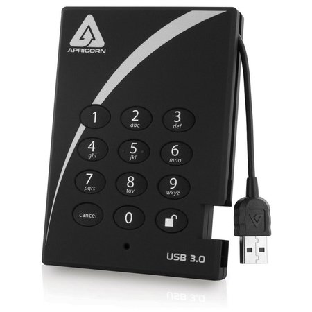 Apricorn 2Tb Ssd Aegis Pdlck Usb 3 A25-3PL256-S2000